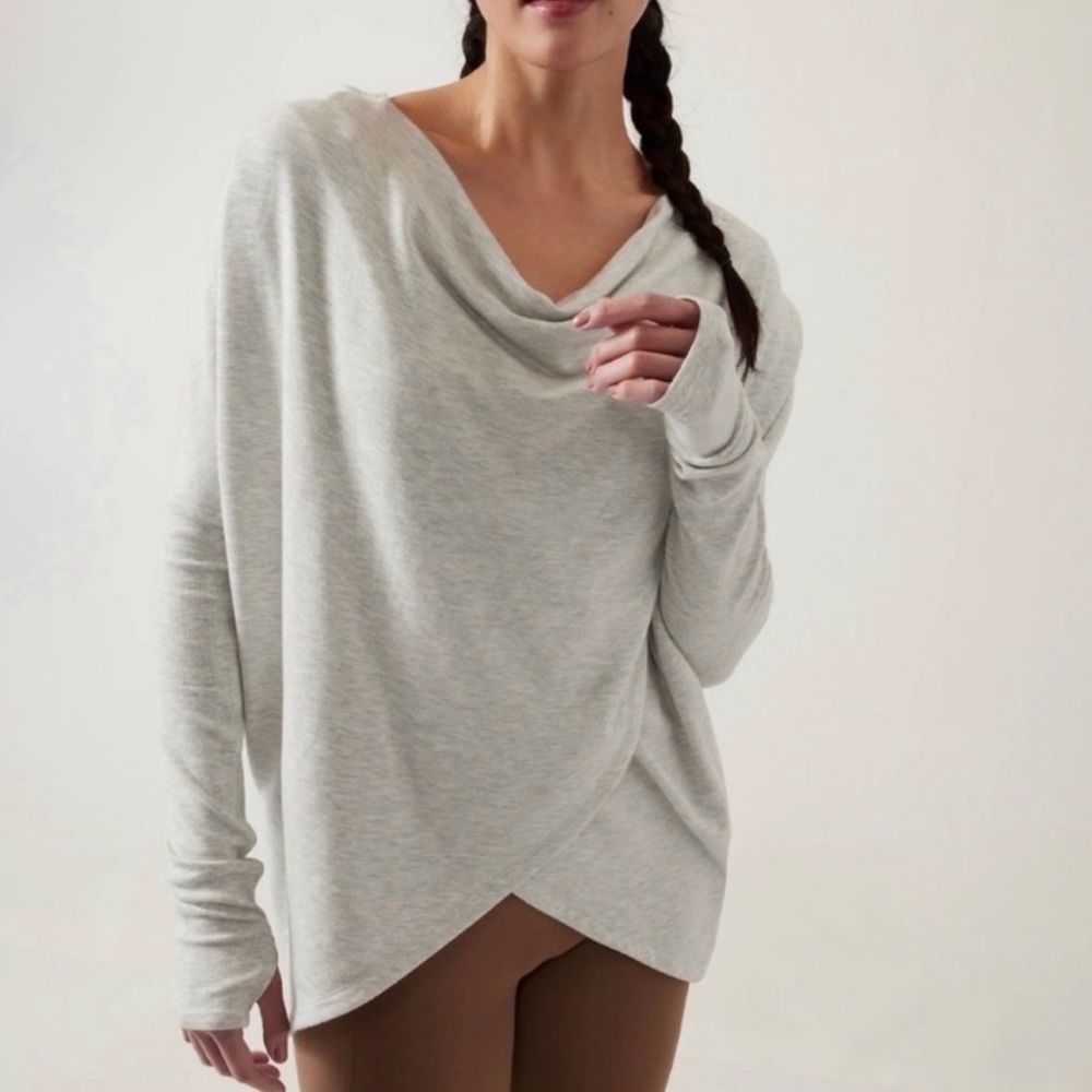 Athleta Purana Wrap Sweater